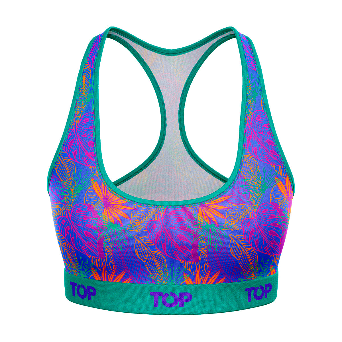 Women’s Cotton Bra with Band – Neon Collection