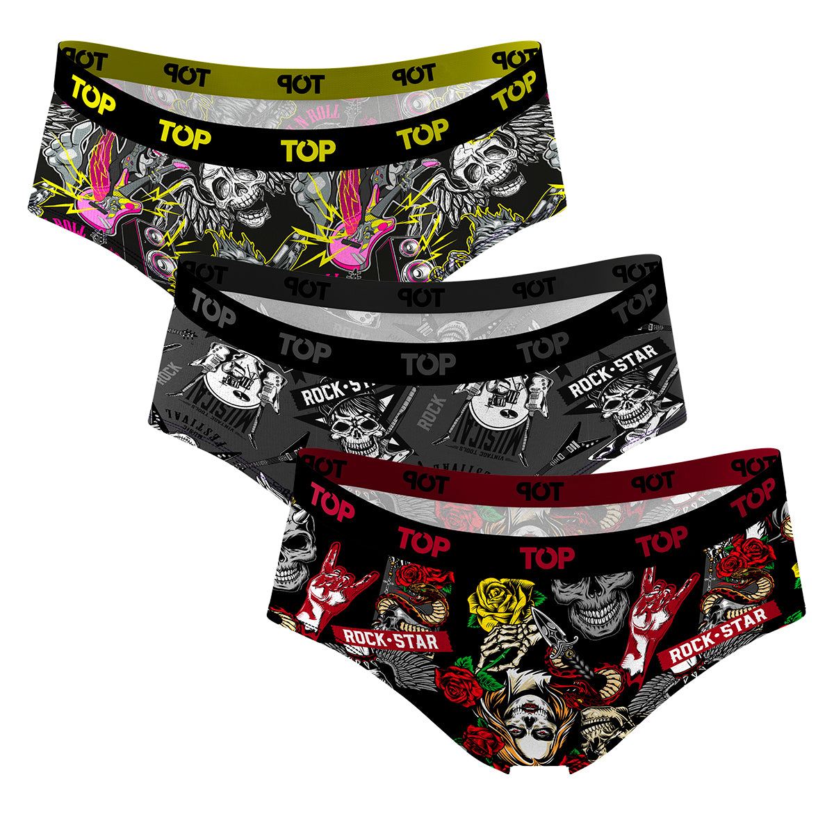 Women Hipster Panties 3-Pack Iconic Collection