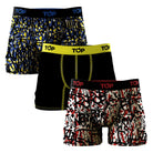 ADULTS, BOXER BRIEF, BOXERS, COTTON BLEND, MEN, PACK 3, PLAYLIST, TOP USA, UNDERWEAR, VAR