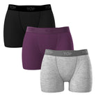 ADULTS, BOXER BRIEF, BOXERS, PACK 3, PLAIN, SYNTHETIC BLEND, TOP USA, UNDERWEAR, VAR, WOMEN