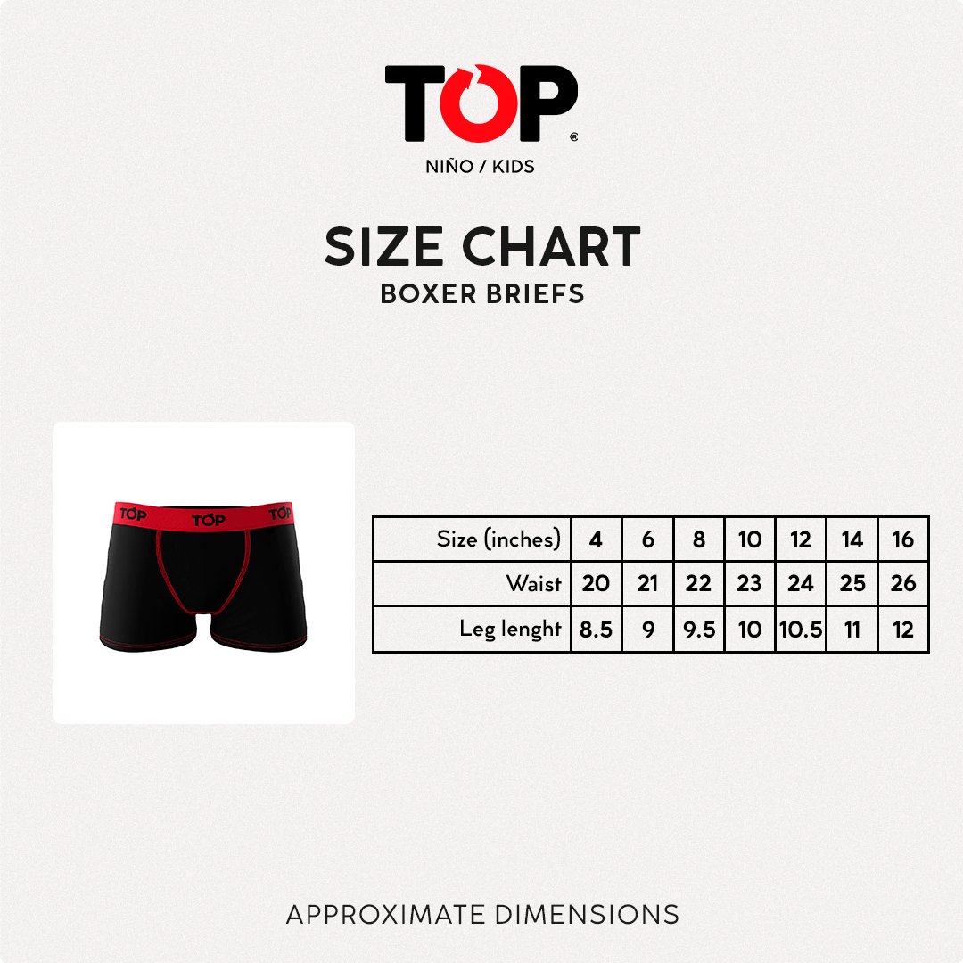 BOXER BRIEF, BOXERS, BOYS, COTTON BLEND, KIDS, PACK 4, PLAYLIST, TOP USA, UNDERWEAR, VAR